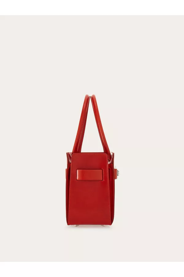 Tote Bag With Gancini Buckles (M) by FERRAGAMO at THE MILE