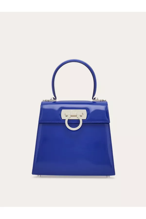 直営店☆Ferragamo☆ ICONIC レザー トップハンドル 2WAY バッグ アイコニック トップハンドル (S) - ウィメンズ | Ferragamo