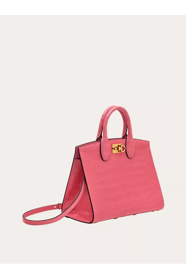 Ferragamo Studio Box Bag (M) by FERRAGAMO at THE MILE