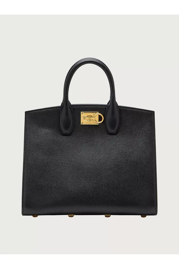 Ferragamo Studio Box Bag (M) by FERRAGAMO at THE MILE