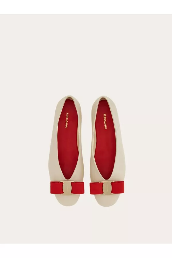 Vara Bow Ballet Flat by FERRAGAMO at THE MILE