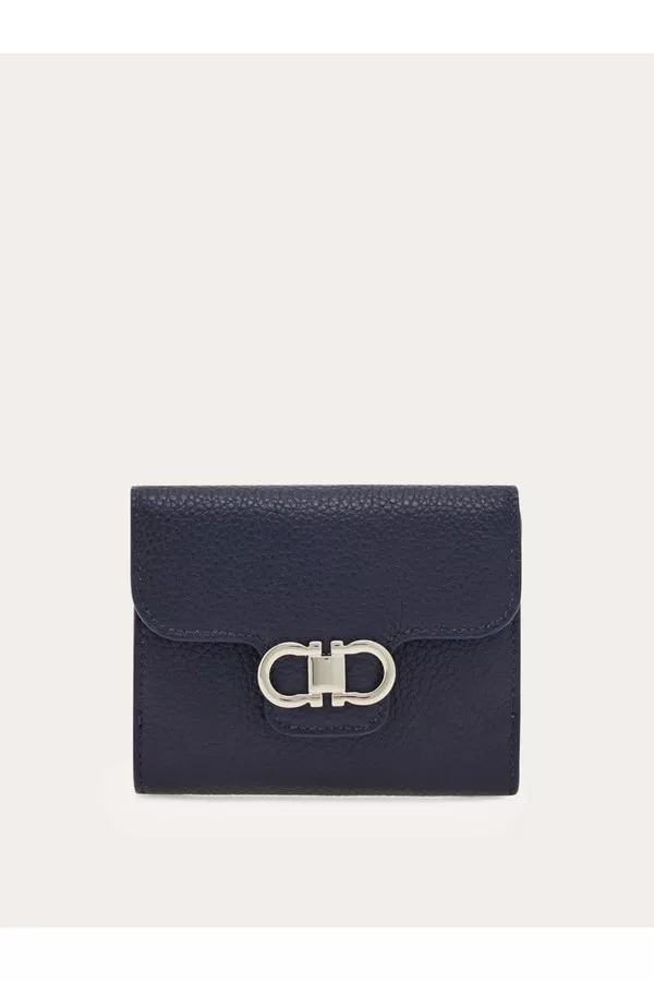 Gancini Compact Wallet by FERRAGAMO at THE MILE