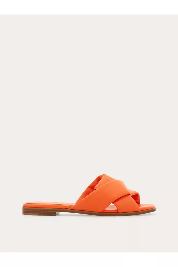 Crossover-Strap Slide by FERRAGAMO at ORCHARD MILE