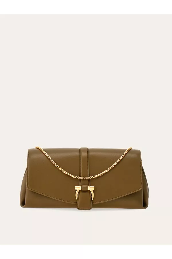 Front Flap Crossbody Bag (S) by FERRAGAMO at THE MILE