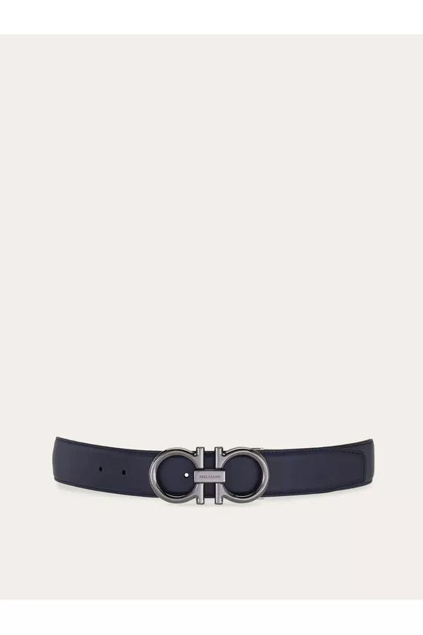Reversible And Adjustable Gancini Belt by FERRAGAMO at THE MILE