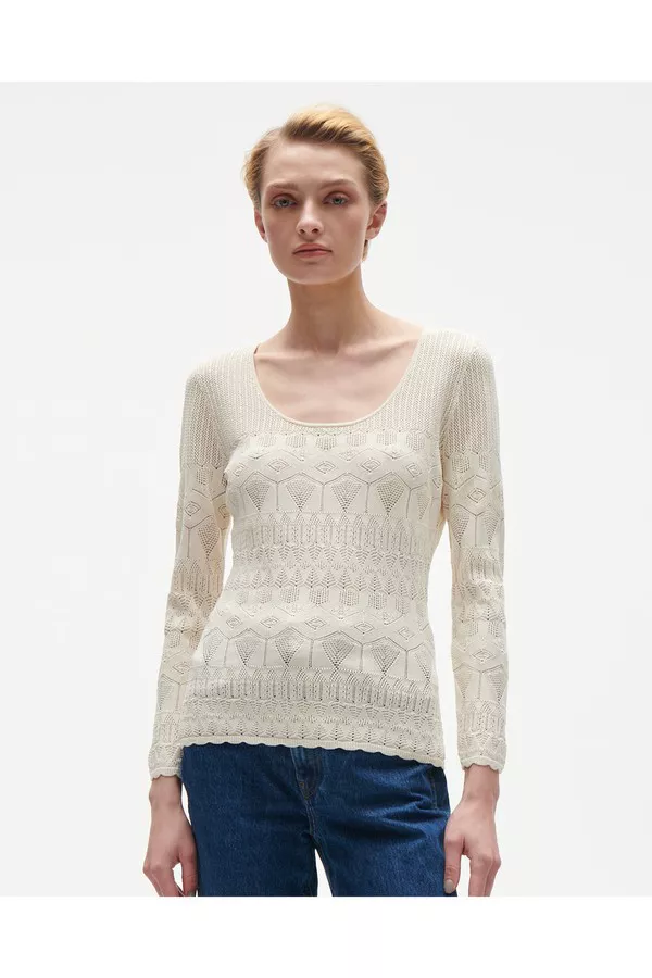 AMERI VINTAGE | snap account | . AMANDA MOHAIR KNIT TOP (Col