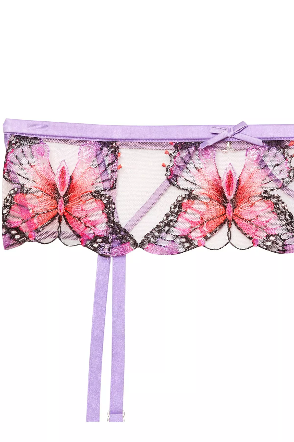 butterfly garter belt Pink Garter Belt Lingerie, Plus Size Harness Adjustable, Thigh Harness,  Butt Fashion Harness Outfit, BDSM Bondage Harness, Garters Coda main image 0