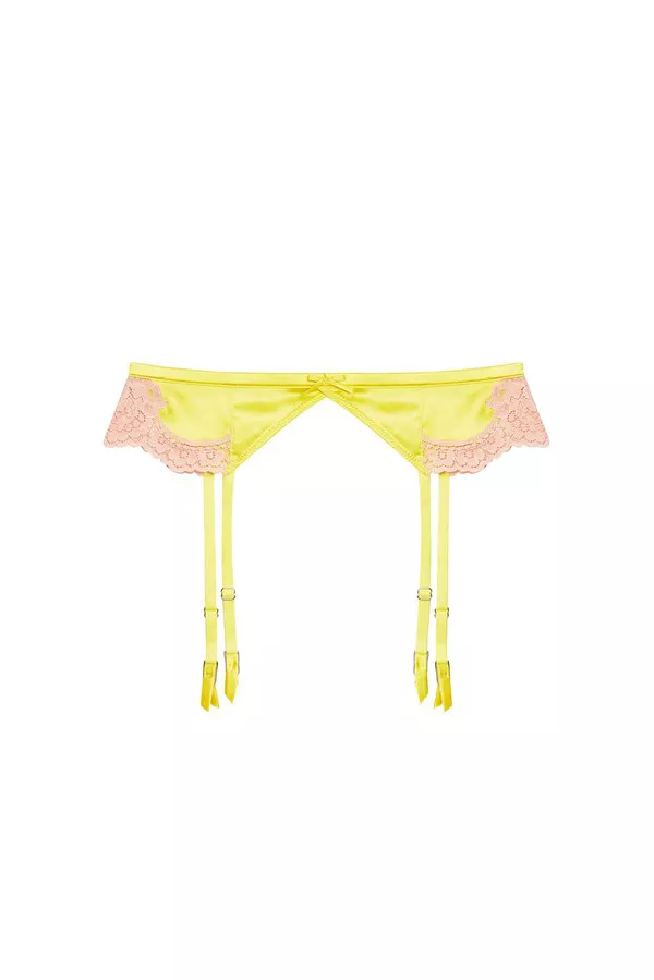 James Lace Garter Belt by Fleur du Mal at THE MILE