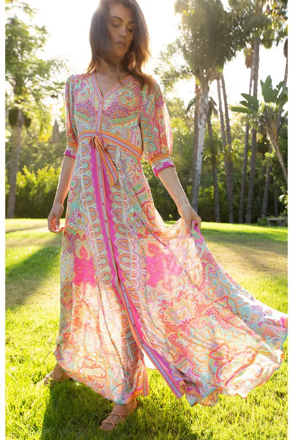 knee length dresses for ladies White Maxi Dress - Charlotte Maxi Dress - Ivory main image 1