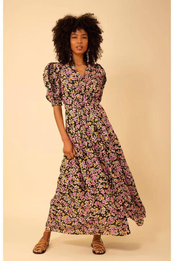 maxi dress orange Sunset Ombre Maxi Dress Orange S