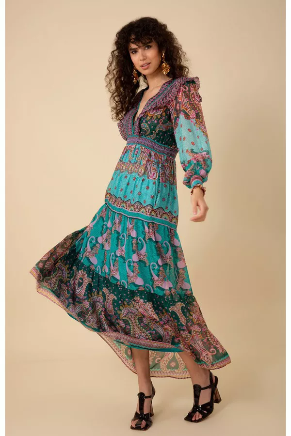 Nyla Maxi Dress by Hale Bob at THE MILE