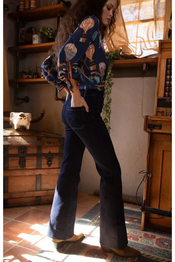 Jenna Patch Pocket Denim by Hale Bob at THE MILE