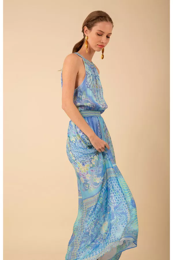 hale bob evening dresses Egypt Charmeuse Maxi Dress Navy / XS main image 0