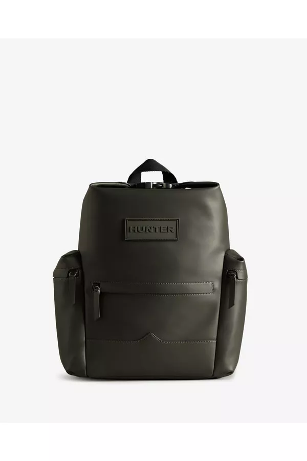 hunter mini rubberized backpack Nylon Topclip Black Boots Take on the day in style with the Top Clip backpack from Hunter Top Clip Backpack - Rubberized