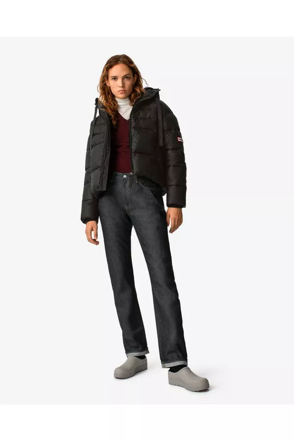Women's Intrepid Insulated Webbing Short Puffer Jacket by Hunter
