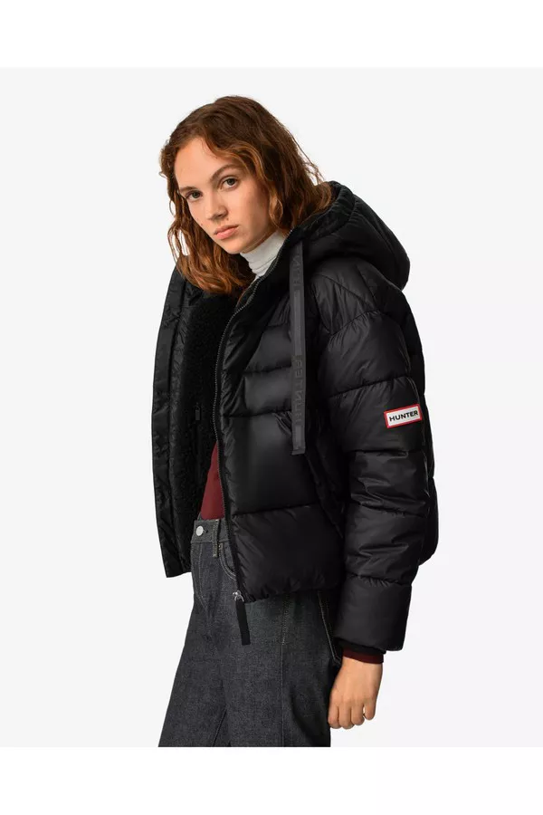 Women's Intrepid Insulated Webbing Short Puffer Jacket by Hunter