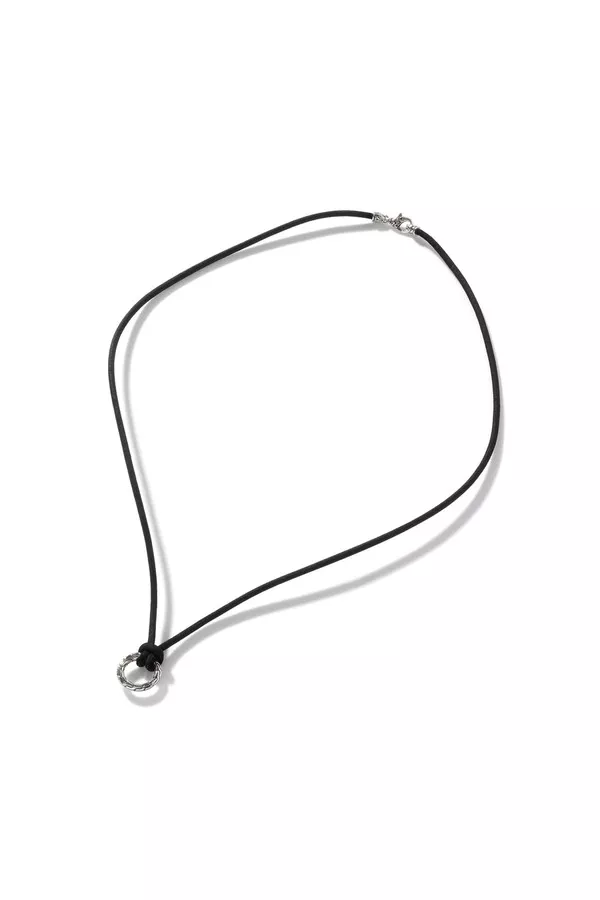 Leather Amulet Keyring Necklace by John Hardy at ORCHARD MILE