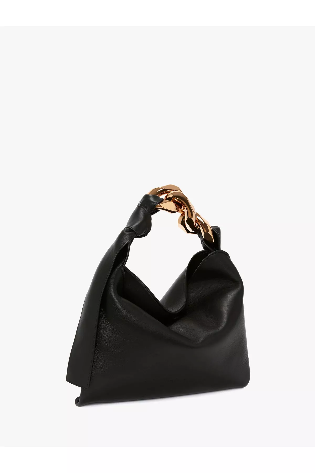 Small Chain Hobo Leather Shoulder Bag by JW Anderson at THE MILE