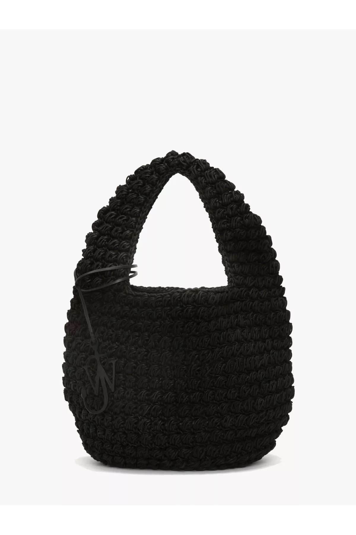 ★J W ANDERSON★ Large Popcorn Tote Bag Black HB0565FA030599 Large Popcorn Basket - Tote Bag by JW Anderson at THE MILE