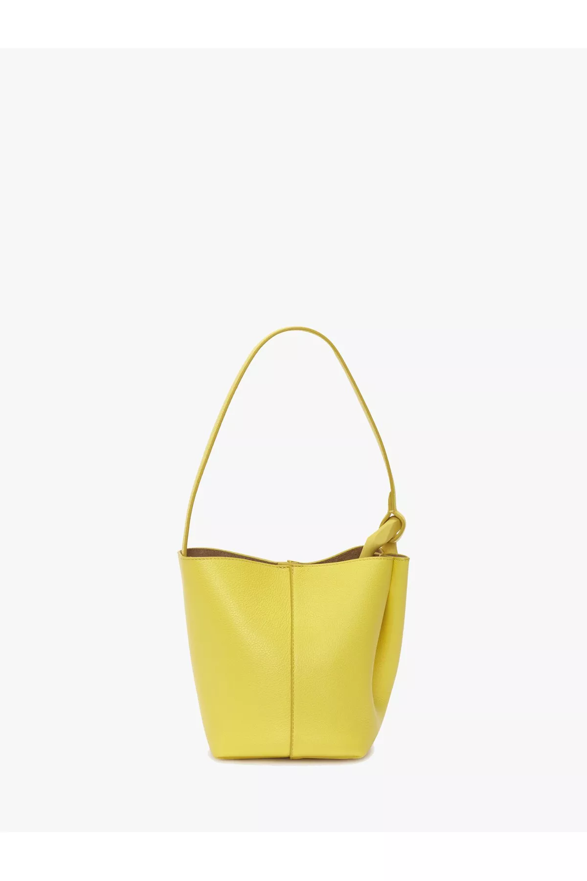 ★J W ANDERSON★ Noted Bucket Bag Yellow Lime Green HB0513FA JW Anderson Knotted Bucket Bag in Yellow | Lyst