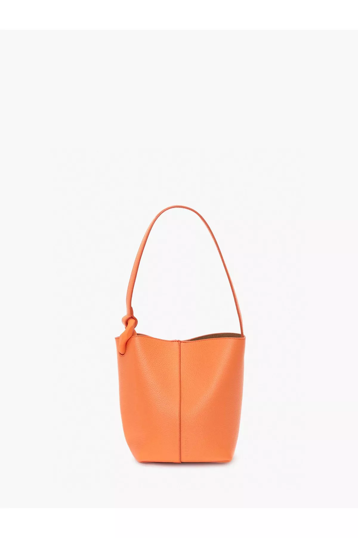 Leather Tote Jw Anderson Orange Bag Jwa Corner Bag Leather Bucket - Main Image