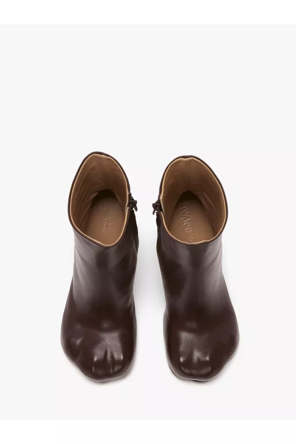 Paw Leather Ankle Boots by JW Anderson at THE MILE