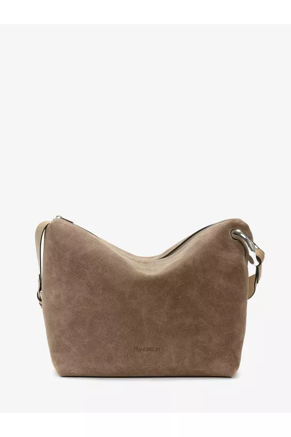 ショルダーバッグ・ポシェット J. W. Anderson The Jwa Corner Crossbody - Leather - Brown Jwa Corner Bag - Leather Crossbody Bag by JW Anderson at THE