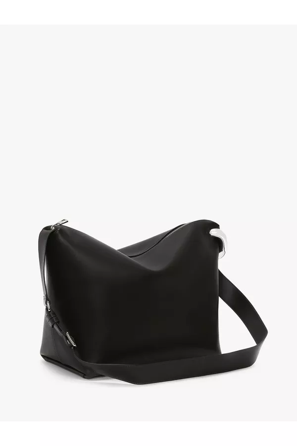 ショルダーバッグ J. W. Anderson The Jwa Corner Crossbody - Leather - Black JW Anderson Black The 'JWA' Corner Crossbody Bag JW Anderson