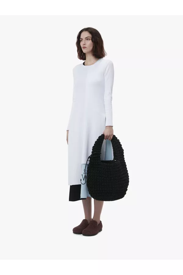 Large Popcorn Basket - Tote Bag by JW Anderson at THE MILE