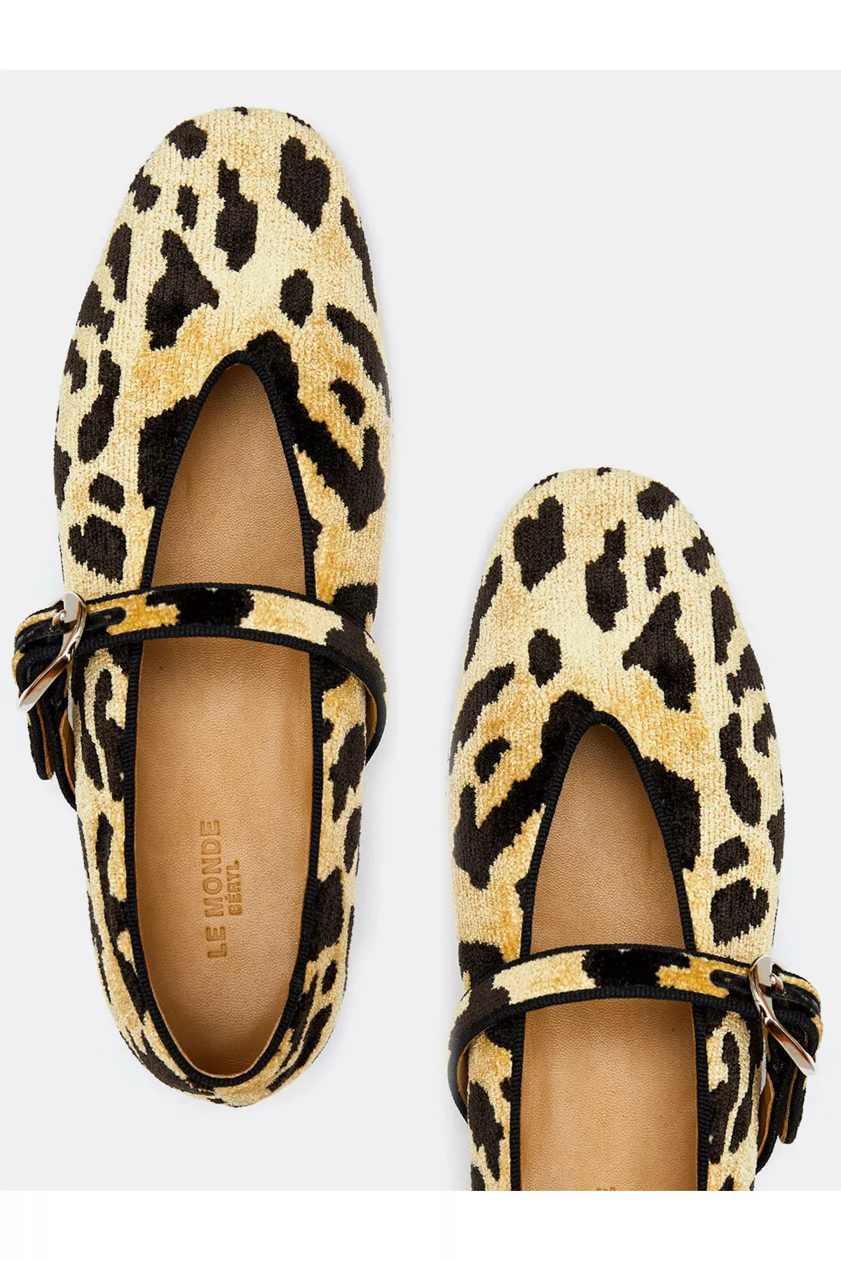 Stella Slipper / Leopard Print Bevilacqua Velvet by Le Monde Beryl...