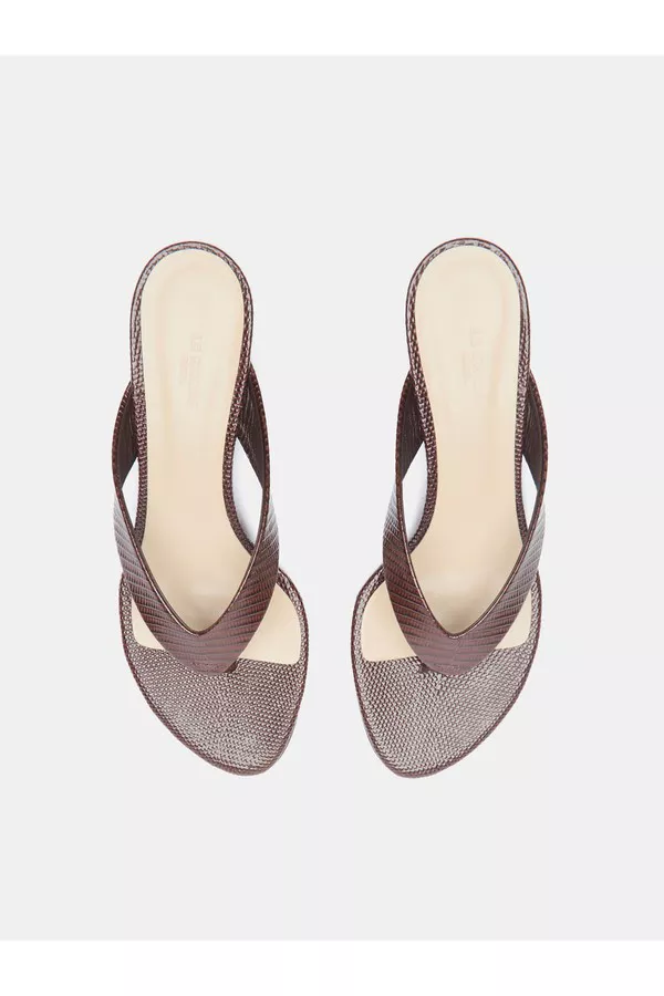 シューズ・サンダルその他 Le Monde Beryl Brown leather flip-flops Le Monde Béryl Brown leather flip-flops | TheDoubleF