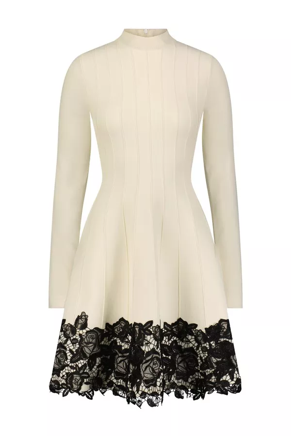 lela rose guipure lace dress Lela Rose