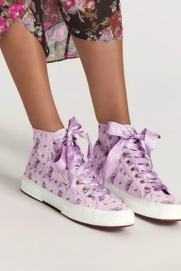 Loveshackfancy X Superga Hightop Sneaker by LoveShackFancy