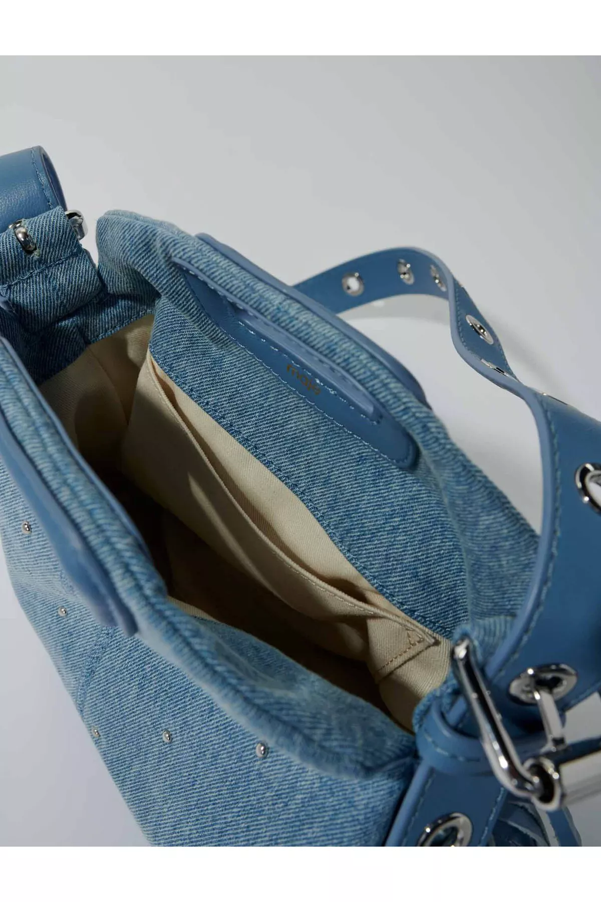Denim Maje Sac Bleu Miss M Mini Denim Bag By Maje At THE MILE
