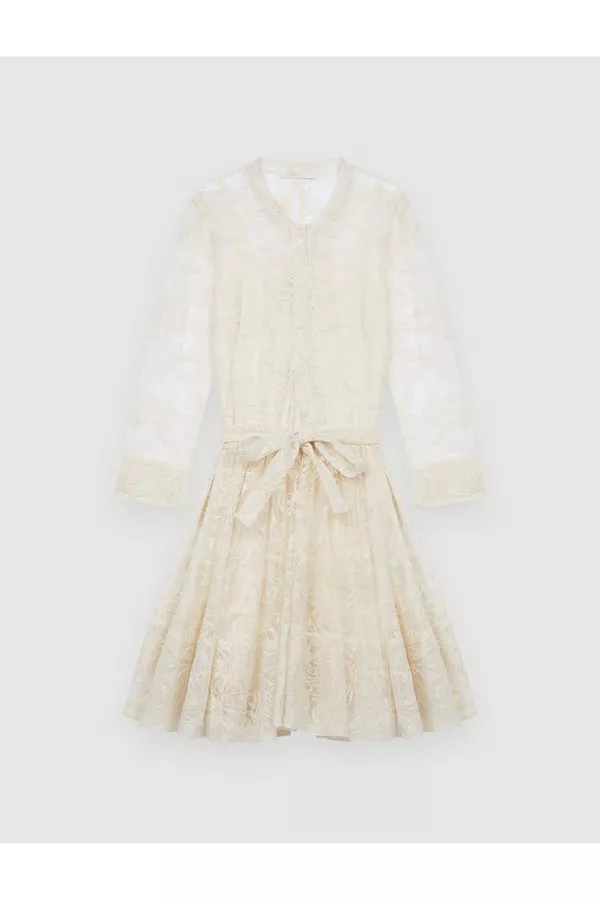 Belted Lace Dress by Maje at THE MILE