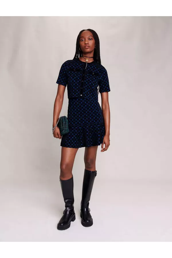 2-In-1 Knit Effect Dress by Maje at THE MILE