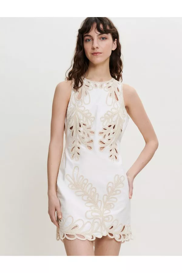 Fully Embroidered Dress by Maje at THE MILE Fully Embroidered Dress by Maje at THE MILE