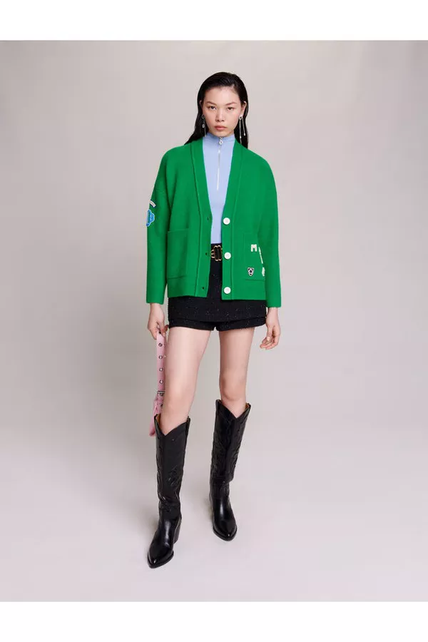 Knit Cardigan by Maje at THE MILE