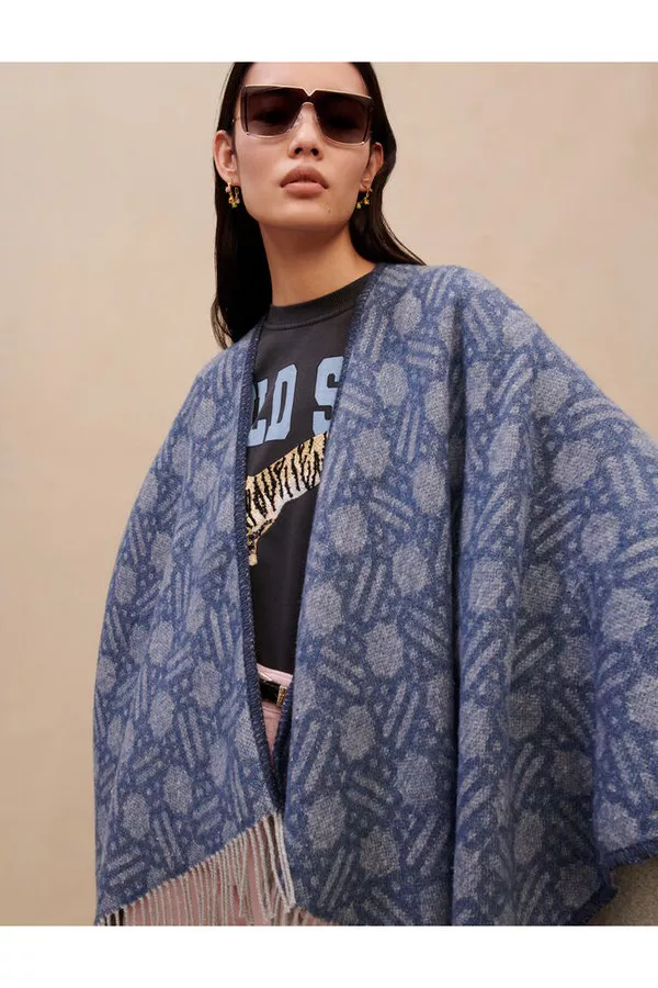 maicocco❁﻿さま Maje Clover Poncho by Maje at THE MILE
