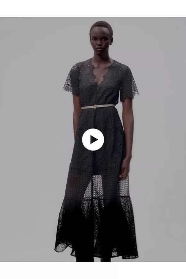 Lace Maxi Dress by Maje at THE MILE