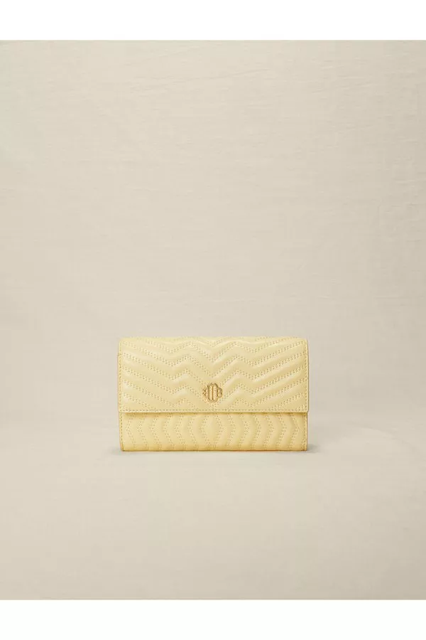 Leather Wallet On Chain by Maje at ORCHARD MILE 