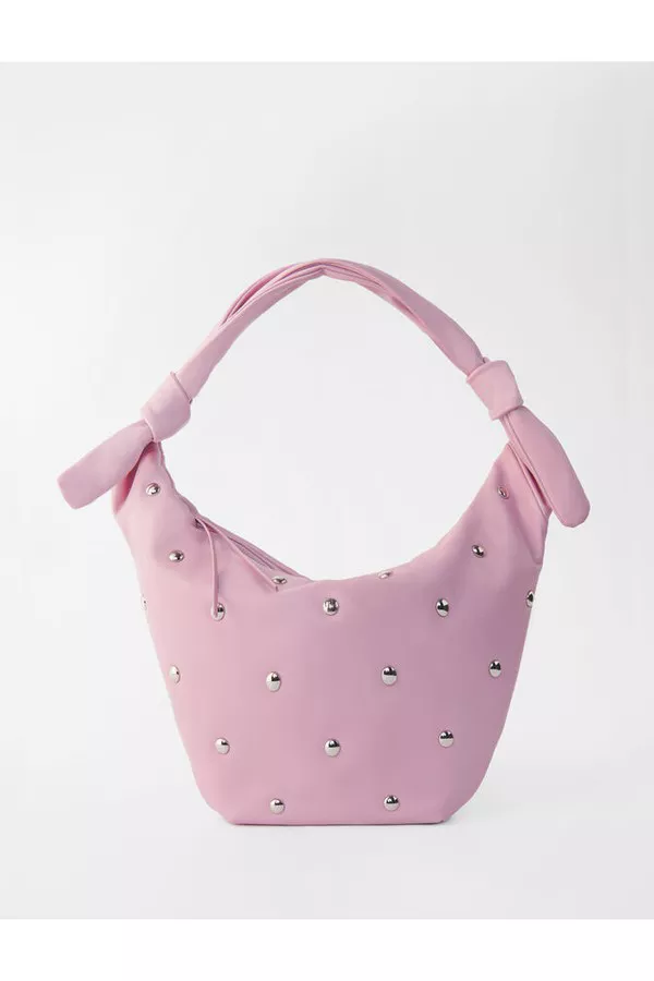 Leather Belt Bag With Studs by Maje at THE MILE