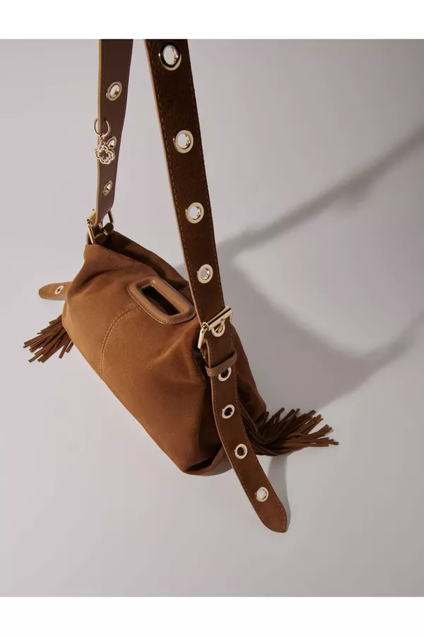 Suede Miss M Bag by Maje at THE MILE
