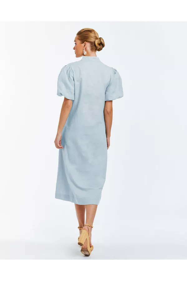 Elliana Barong Midi Dress by Mestiza New York at THE MILE