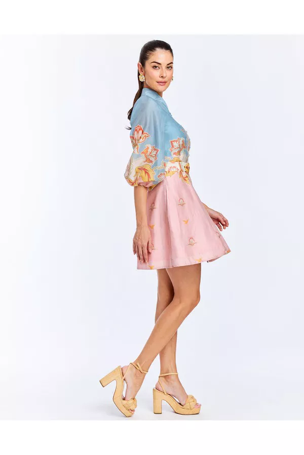 valencia mini dress pre-order pink blue Valencia Mini Dress