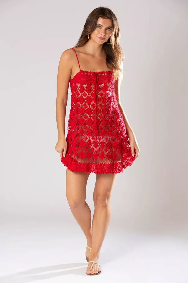 plus size lace dresses for women Plus Size Lace Ruffle Sleeve Evening Dress main image 0
