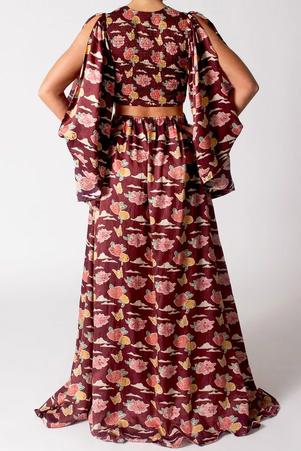 Amora Cotton Silk Dress by Miguelina at THE MILE