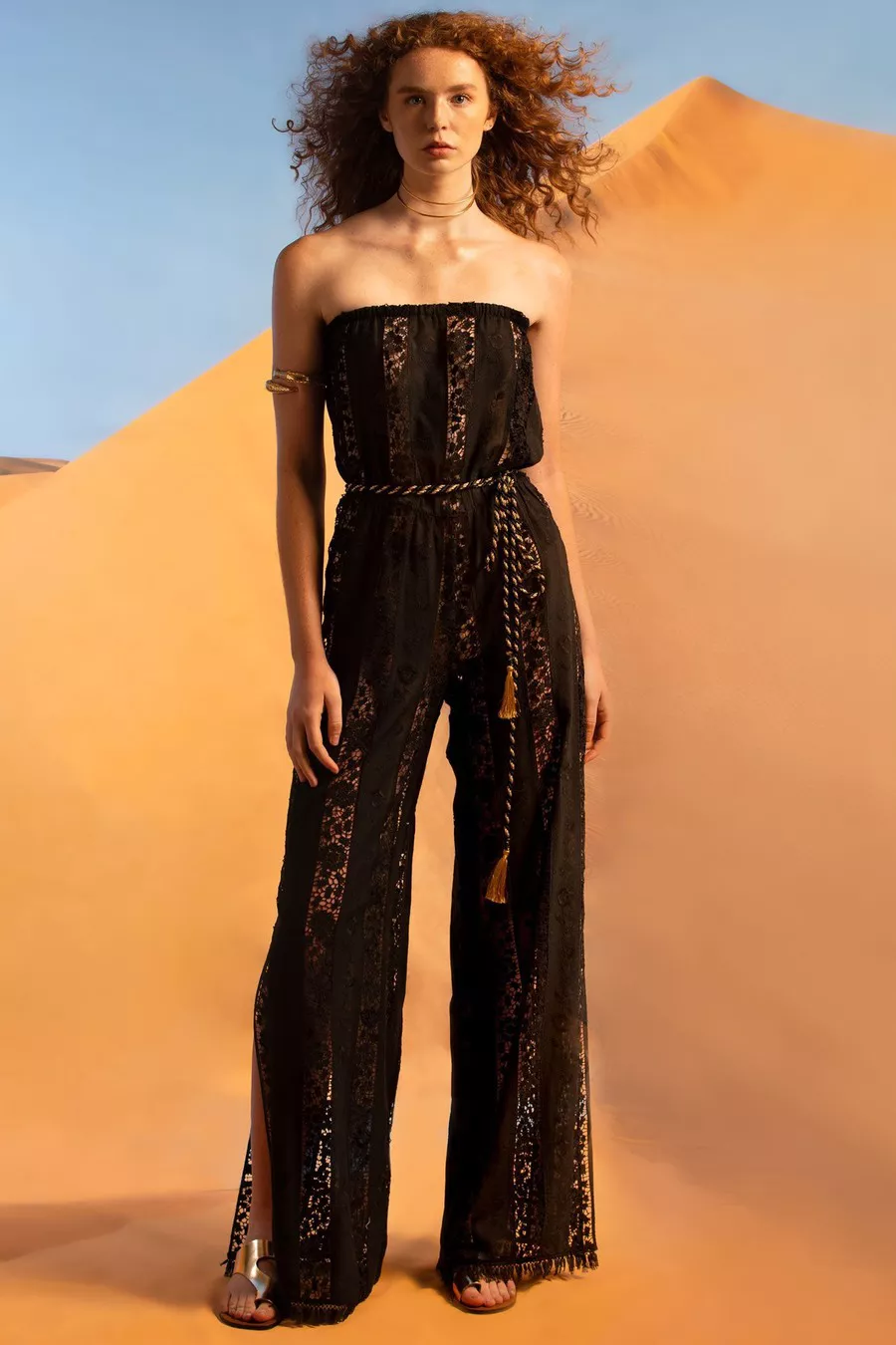embroidery jumpsuit