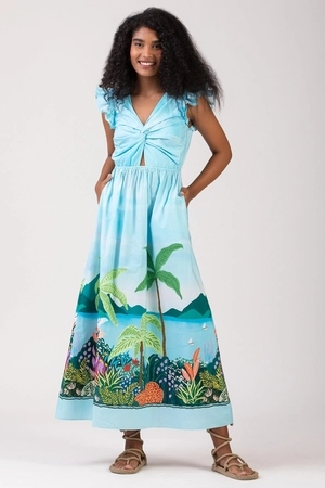 celina moon maxi dress Meet the Celina Moon dress that does it all. A soft statement silhouette brought to life with intricate prints and an easy, flattering fitmade for days that call for a little extra