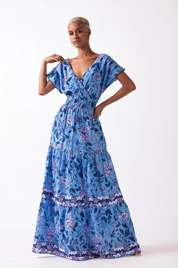 knee length dresses for ladies Multi Clover Tunic Dress main image 1
